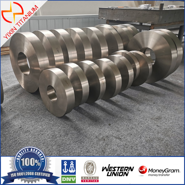 ASTM B381 F2 低铁低氢 FE ＜0.07，H＜0.006 锻造钛环